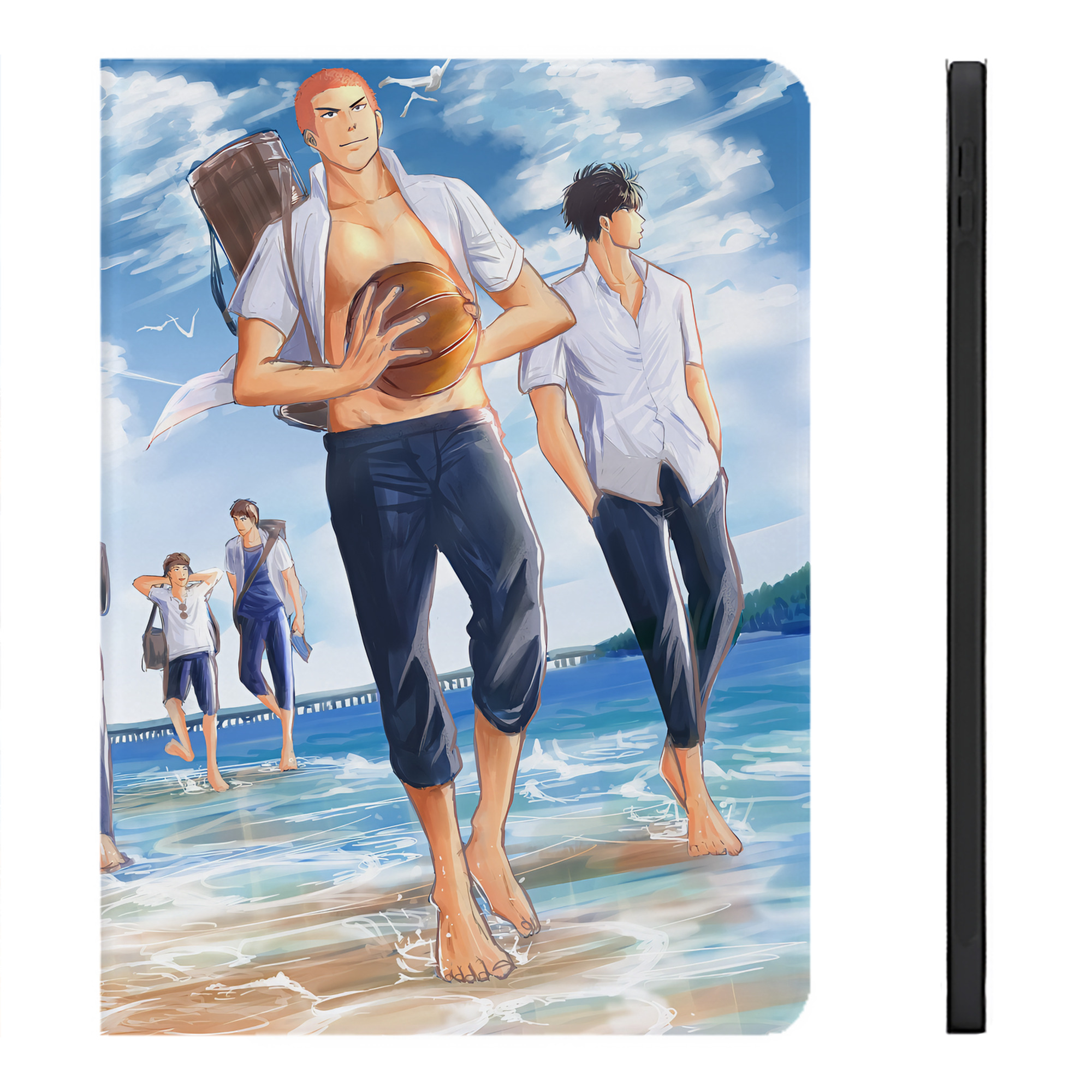 （画像用） SLAM DUNK／スラムダンク IPadケース ペンホルダー付き ブックスタイルデザイン